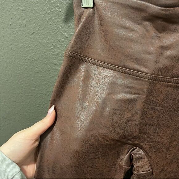 All Worthy Hunter McGrady The Ultimate Tall Faux Leather Leggings - Picture 4 of 12